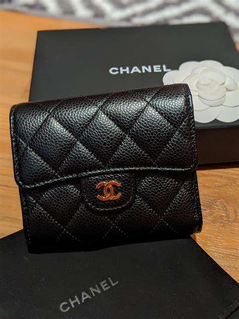 chanel wallet retail price|Chanel caviar small wallet price.